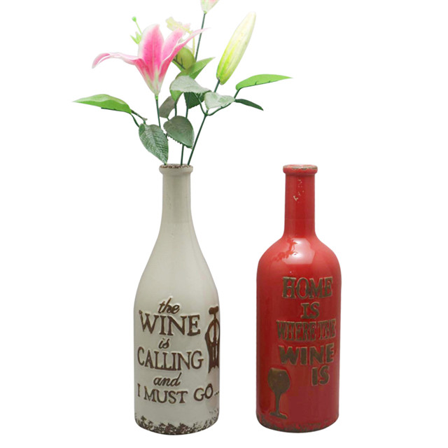 セラミック様々なスタイルワインボトルデザインセラミック花瓶