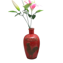 陶磁器の様々なスタイルのワインの瓶のデザイン赤の救済の酉スタイルのワインのびんのスタイルのセラミック花瓶