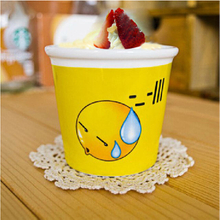 すべての種類の表現デザイン3Dセラミックアイスクリームカップ
