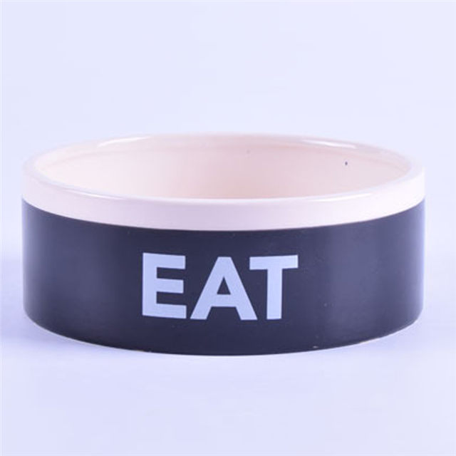 ベイリールーシールビーココ専用ピンクセラミックペットフィーダーセラミックドッグボウル