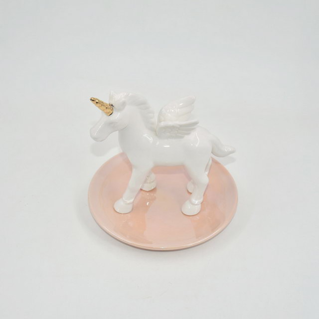 ホット販売家の装飾ギフトジュエリーディスプレイトレイウェディングギフトセラミックリングホルダーカスタム小物トレイ