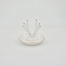 結婚式の供給の家の装飾のギフトの宝石類の表示皿の結婚式のギフトの陶磁器のリングホールダーの注文の装身具の皿