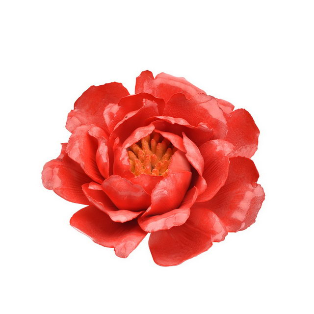 ファッショナブルな花の家の装飾の結婚式の装飾の磁器の花の置物像セラミック花