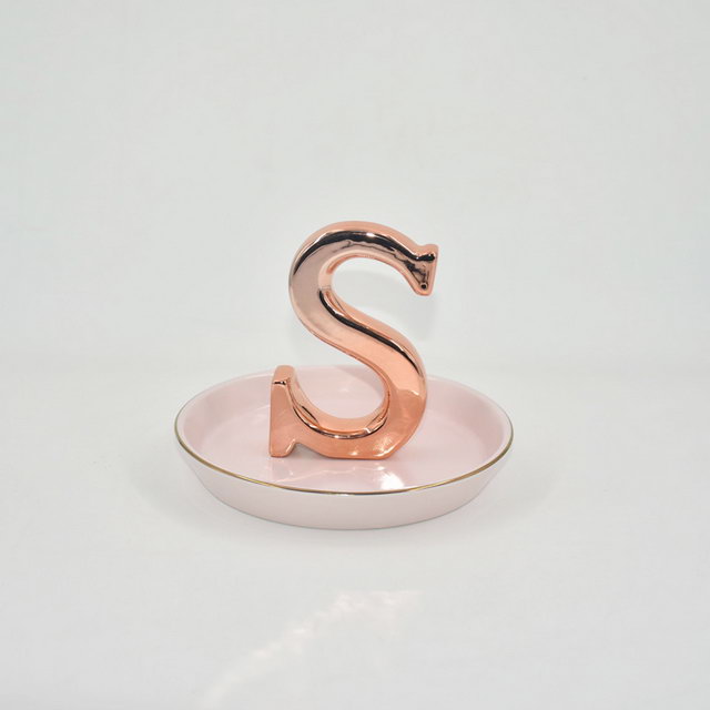 手作りクラフトウェディングデコレーションギフトジュエリートレイ小物入れセラミックリングホルダージュエリー