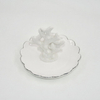 高品質の家の装飾のギフト小物入れトレイセラミック結婚指輪ホルダージュエリーディスプレイトレイ