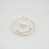 OEMの家の装飾のギフトの装身具の皿の陶磁器の結婚指輪のホールダーの宝石類の表示皿