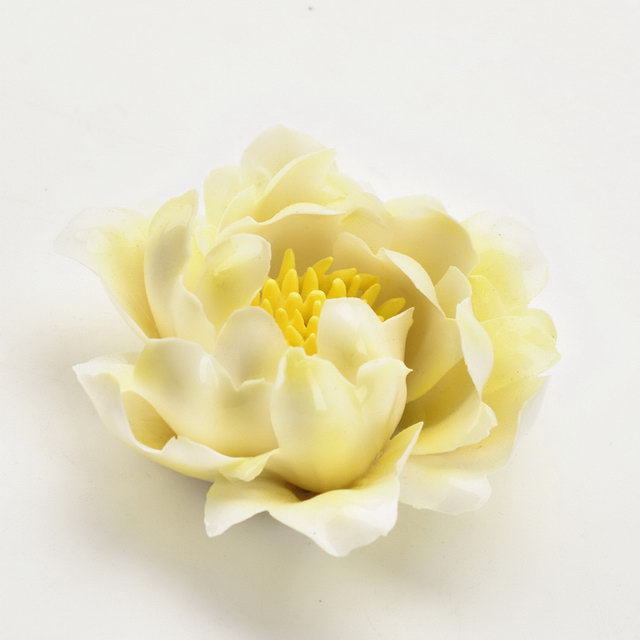 ブルーローズフラワーカラーの家の装飾の結婚式の装飾磁器の花の置物像セラミックフラワー