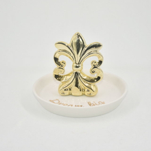 人気のデザインの家の装飾のギフトの宝石類の表示皿の結婚祝いの陶磁器のリングホールダーの注文の装身具の皿