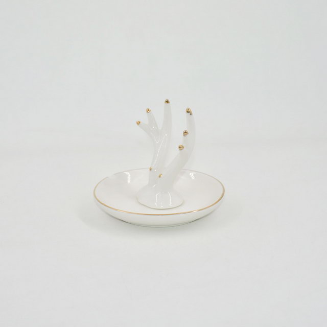 結婚式の供給の家の装飾のギフトの宝石類の表示皿の結婚式のギフトの陶磁器のリングホールダーの注文の装身具の皿