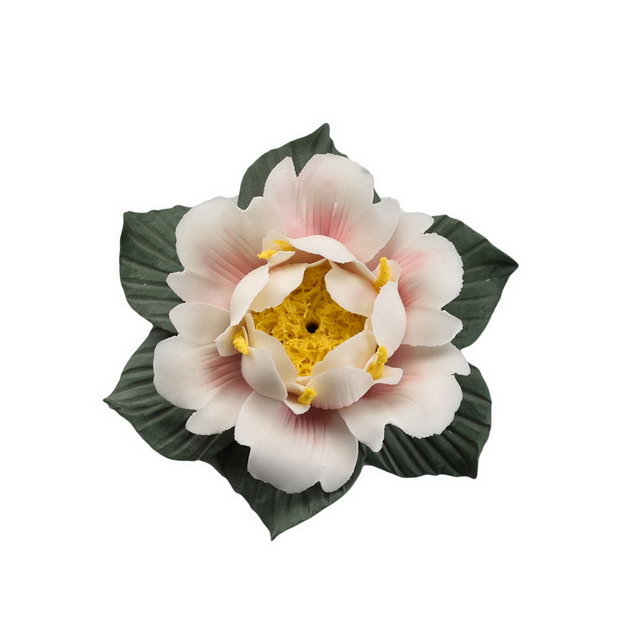 異なる形状の花の家の装飾の結婚式の装飾磁器の花の置物像セラミック花