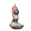 セラミックの女神風呂さまざまな色流れる香りセラミックの逆流香炉