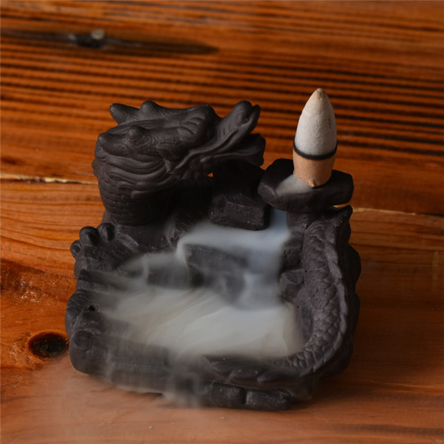 スレッド香ソケットセラミック滝逆流香ドラゴンは月面セラミック指シトロンドラゴン逆流香バーナーに直面しています。