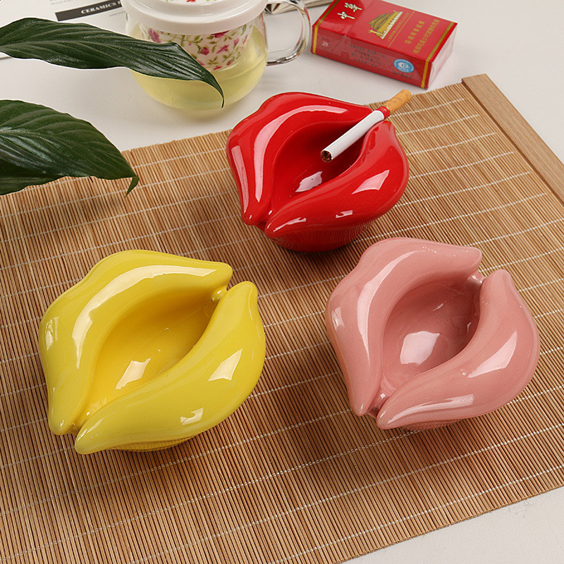 セラミック灰皿セクシーな唇