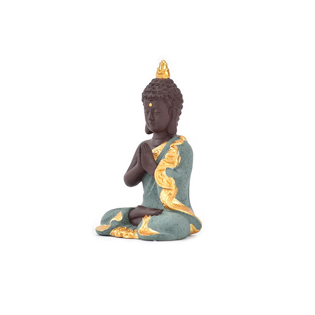 手作りの工芸品の家の装飾の結婚祝いの異なる色は観音置物黄金セラミック仏像を選択してください