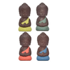 プロモーションギフト家の装飾ウェディングギフト異なる色を選択観音置物仏セラミックリトルモンク像