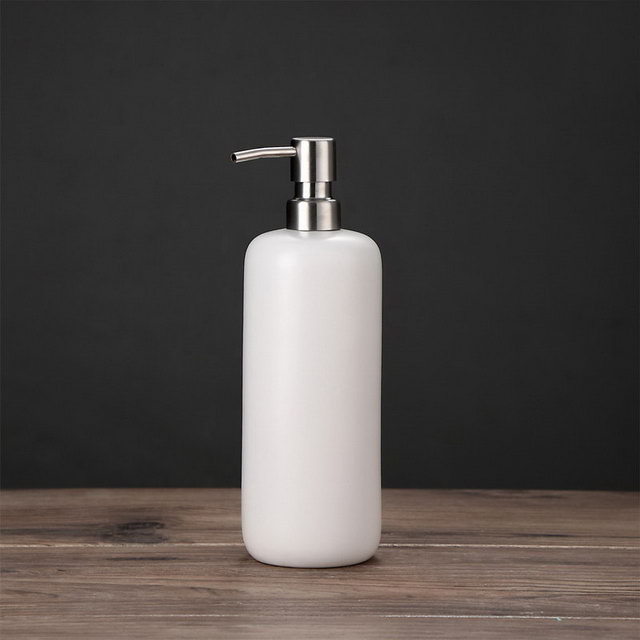 シングルシャワーボトルセット5バスルーム衛生浴室付属品セラミックバスルームアクセサリーセット