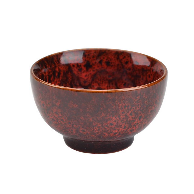 ファッショナブルな可変釉薬異なる色の選択カスタム印刷されたデザートフルーツサラダボウルセラミック